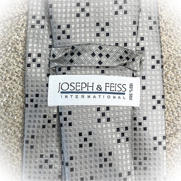 💕Very Handsome Joseph & Feiss International Mens Silk Tie💕 - Picture 4 of 11